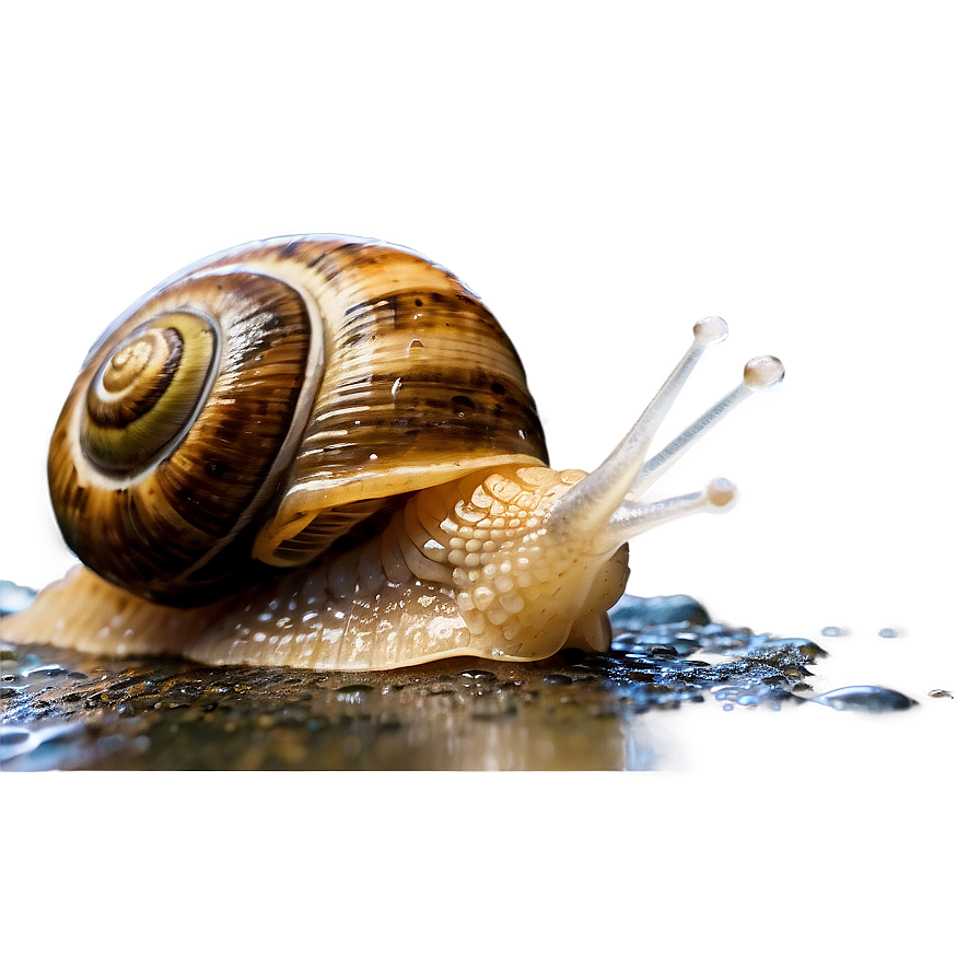 Snail In Rain Png 05232024 PNG Image