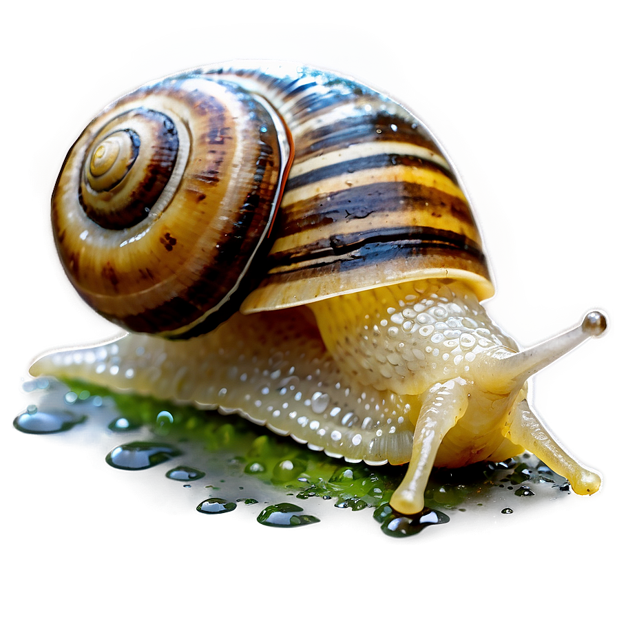 Snail In Rain Png Dlx89 PNG Image