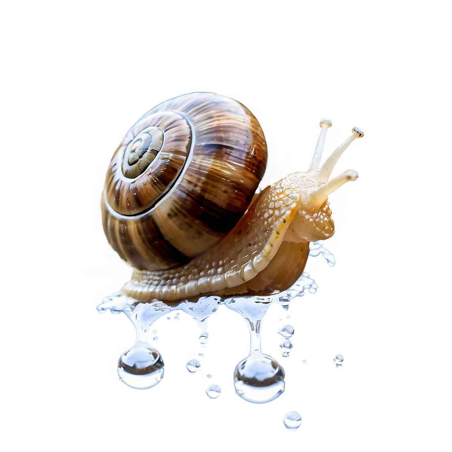 Snail In Rain Png Fys91 PNG Image