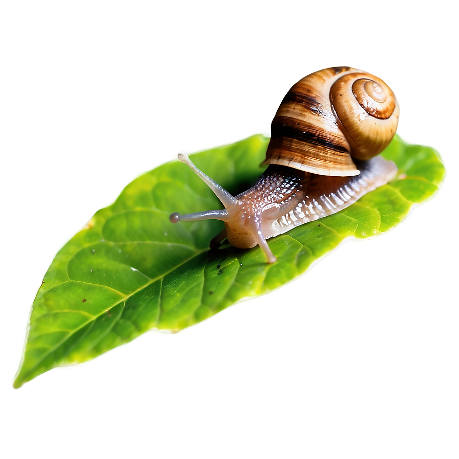 Snail On Leaf Png 05232024 PNG Image