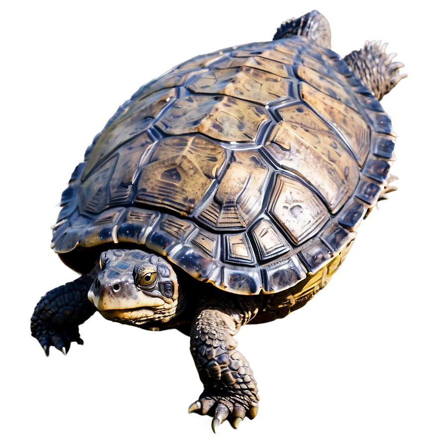 Snapping Turtle Swimming Side View Png Urg PNG Image