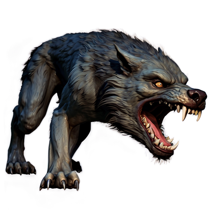 Snarling Werewolf Png Wxt54 PNG Image