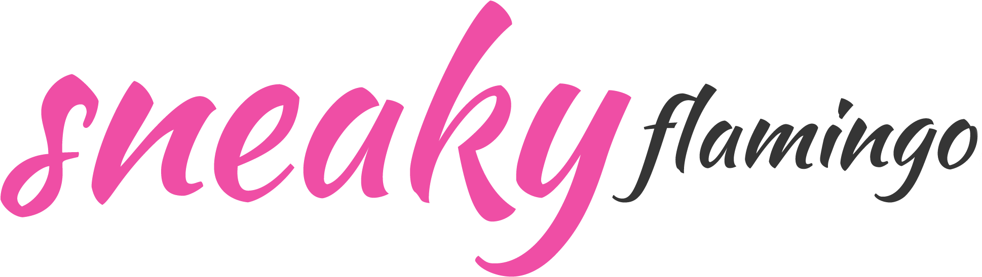 Sneaky Flamingo Logo PNG Image