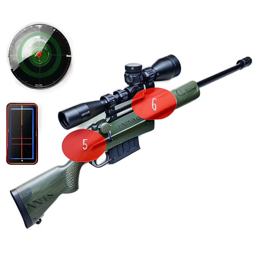 Sniper Rifle Range Finder Png Htp18 PNG Image