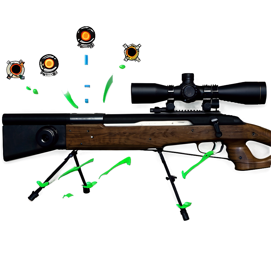 Sniper Rifle Shooting Position Png Iog13 PNG Image