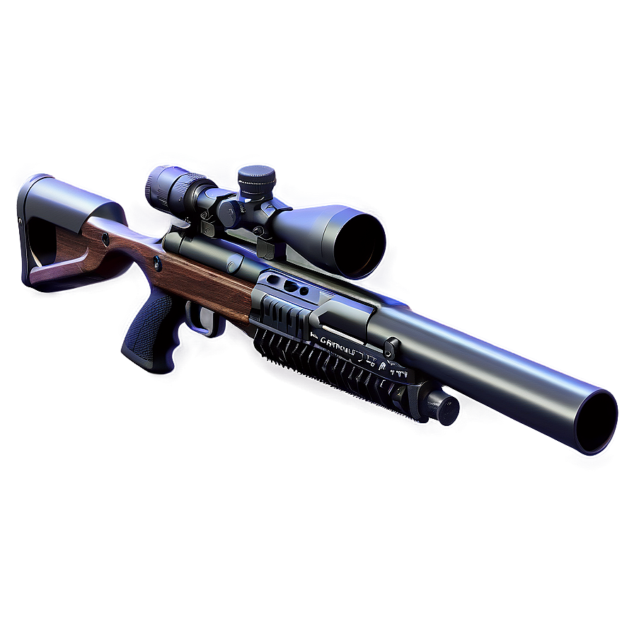 Sniper Rifle With Folding Stock Png 51 PNG Image