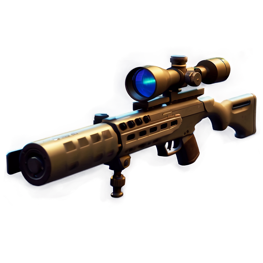 Sniper Rifle With Laser Sight Png Adv45 PNG Image