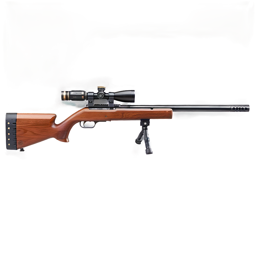 Sniper Rifle With Monopod Png Hio PNG Image