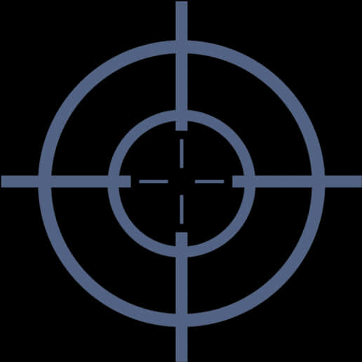 Sniper Scope Crosshair Graphic PNG Image