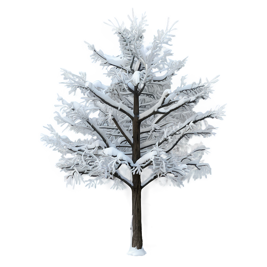 Snow Blanketed Trees Png Buj41 PNG Image