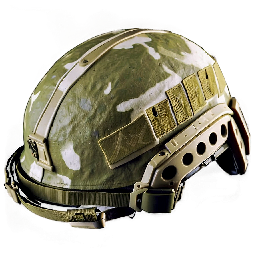 Snow Camo Combat Helmet Png 06262024 PNG Image