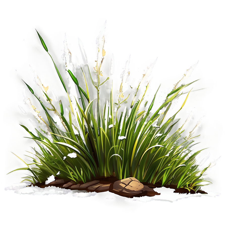 Snow-capped Grass Png 04292024 PNG Image