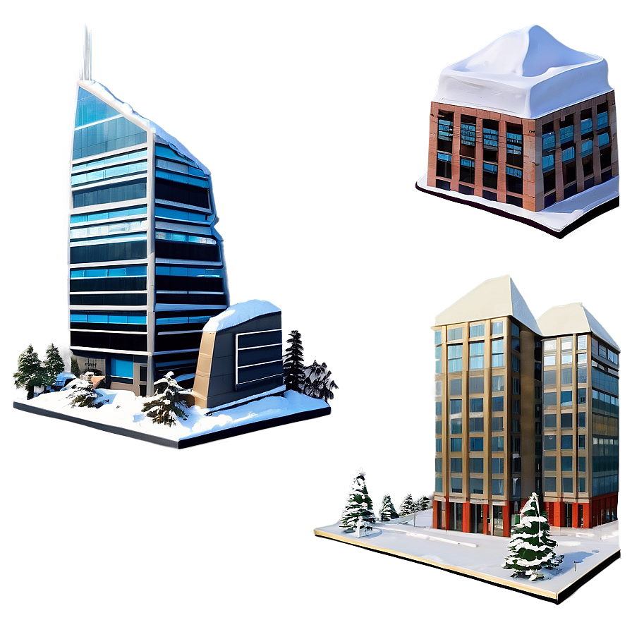 Snow-capped Skyscraper Png 05212024 PNG Image