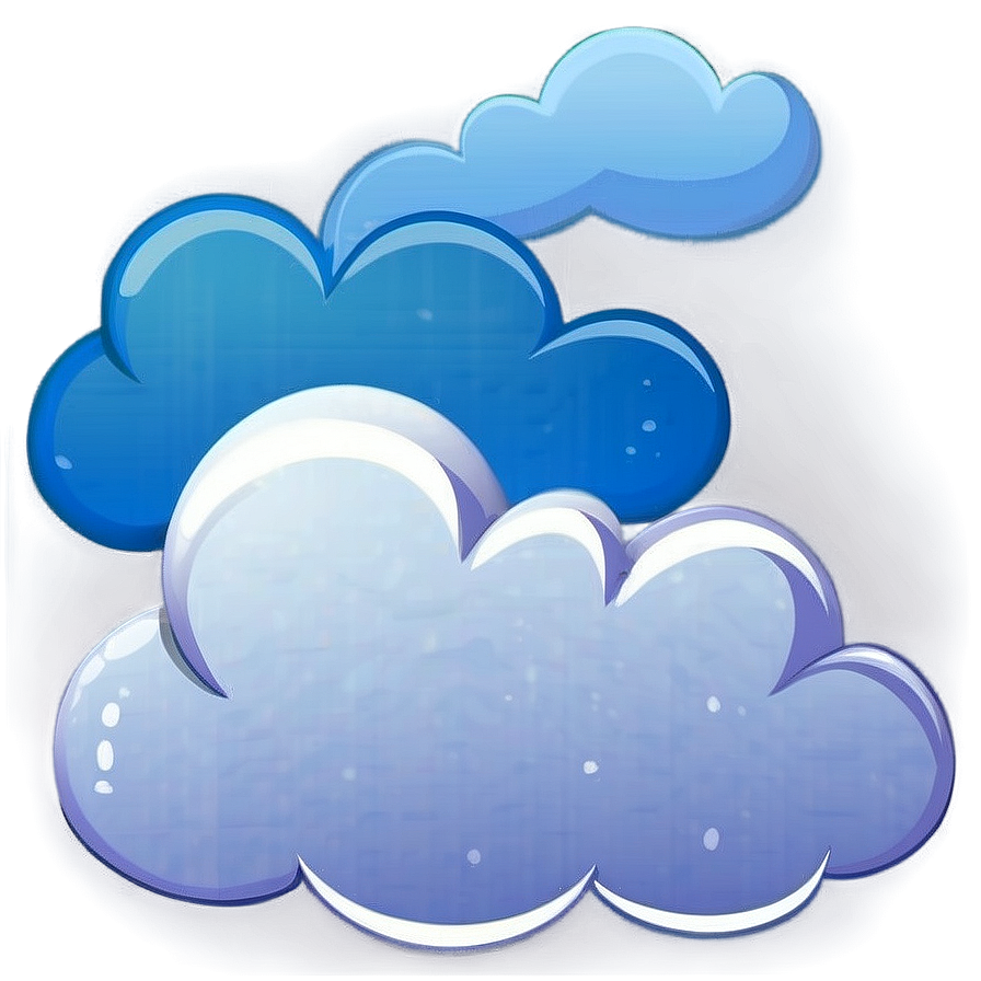 Snow Cloud Cartoon Png Fsq80 PNG Image