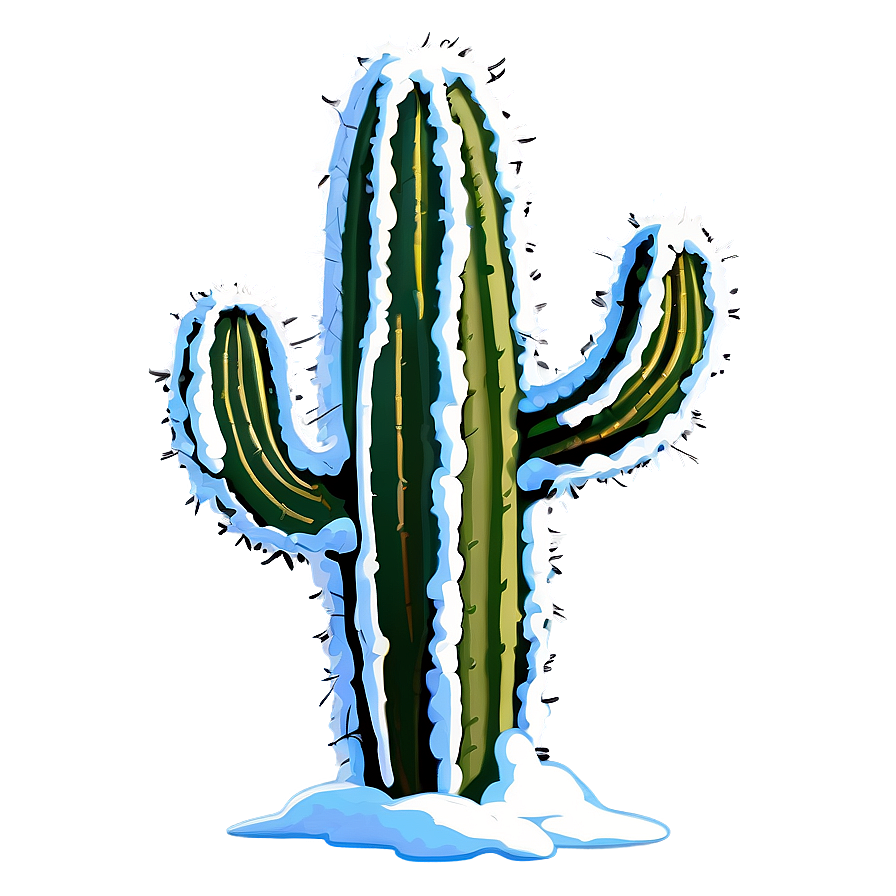 Snow-covered Cactus Png 79 PNG Image