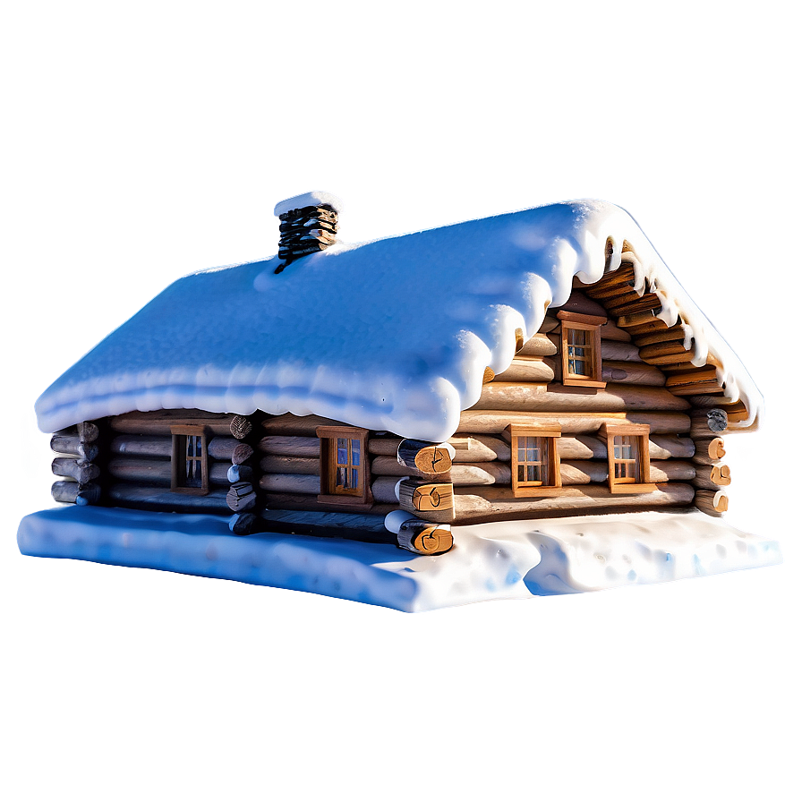 Snow-covered Log Cabin Png 29 PNG Image