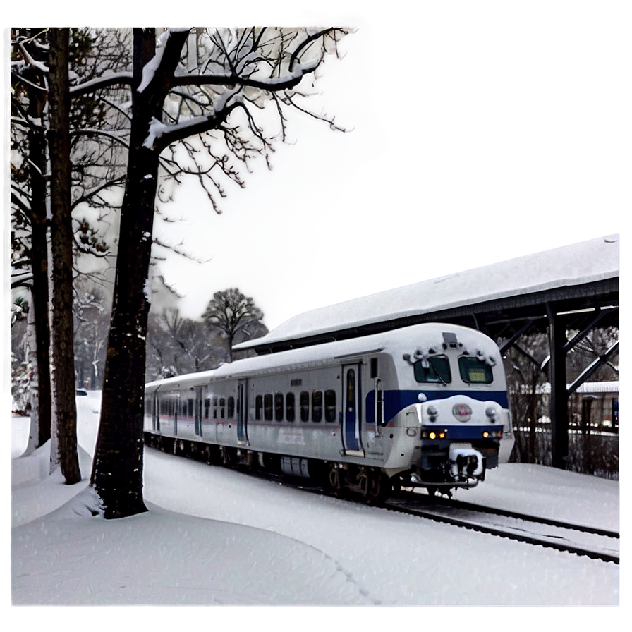 Snow-covered Train Png 41 PNG Image