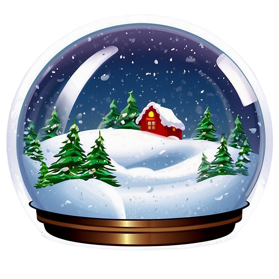 Snow Globe Scenery Png Gie38 PNG Image