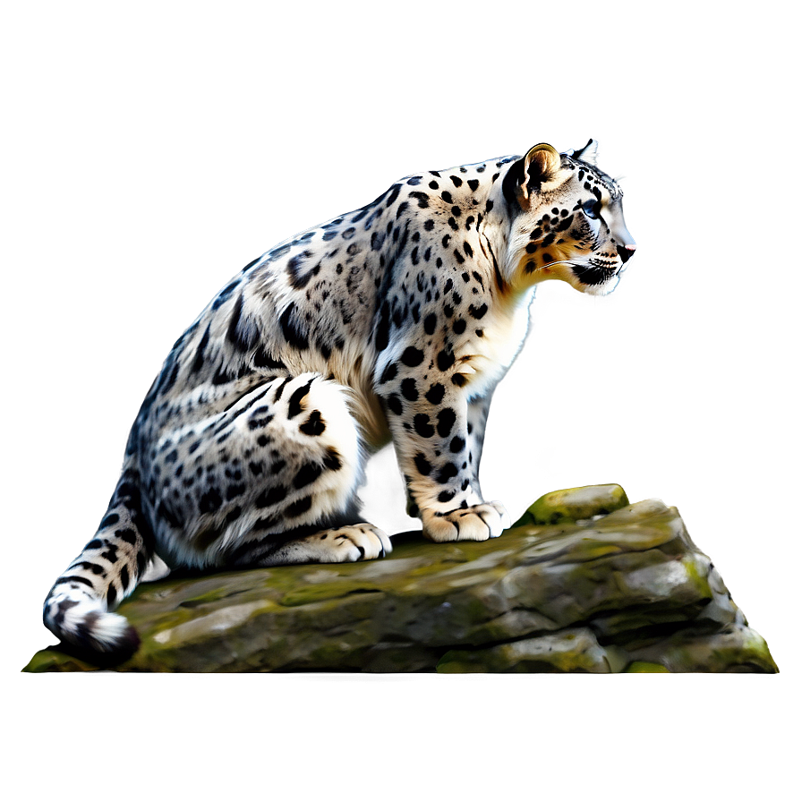 Snow Leopard Habitat Landscape Png Rsn90 PNG Image