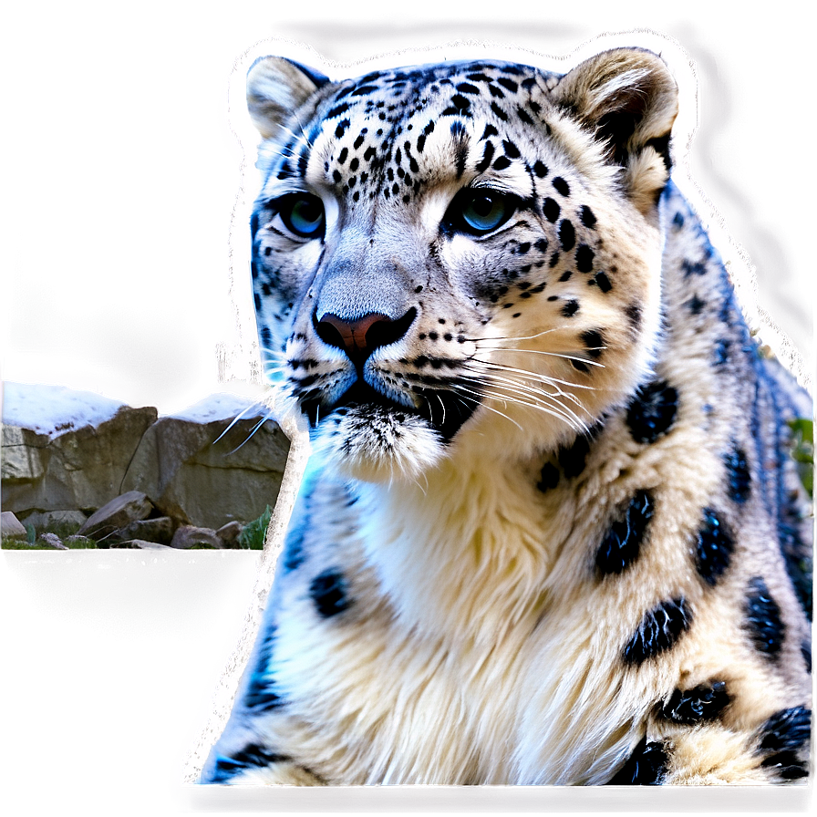 Snow Leopard In Habitat Png 84 PNG Image