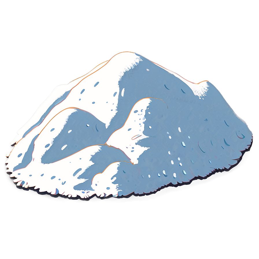 Snow Mound Illustration Png 06212024 PNG Image