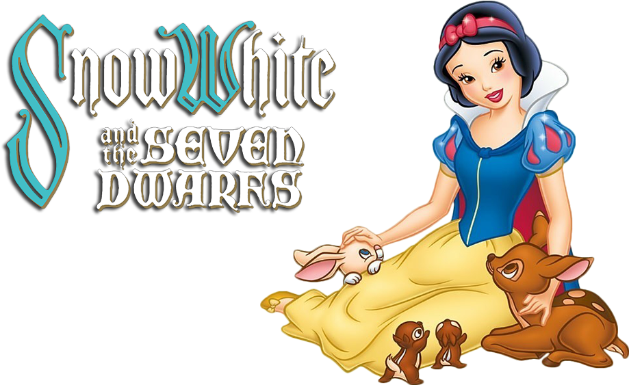 Snow White And Animal Friends PNG Image