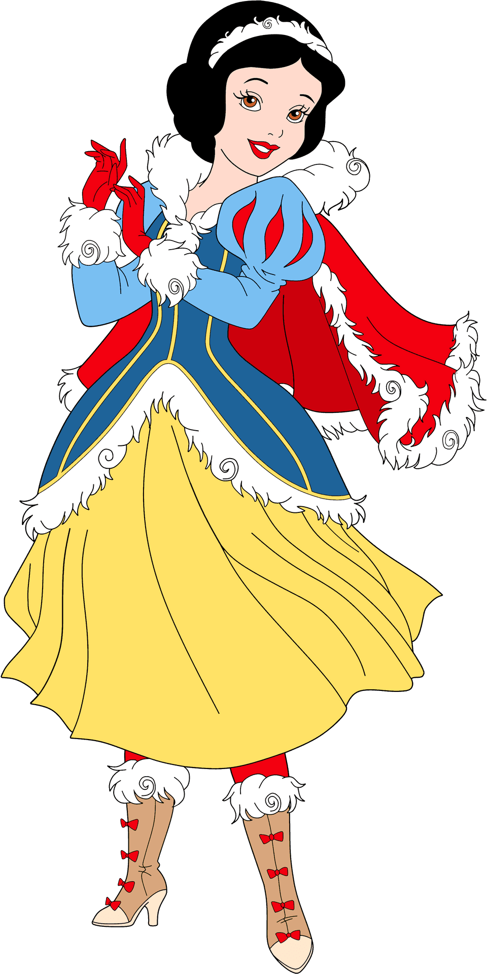 Snow White Character Illustration PNG Image