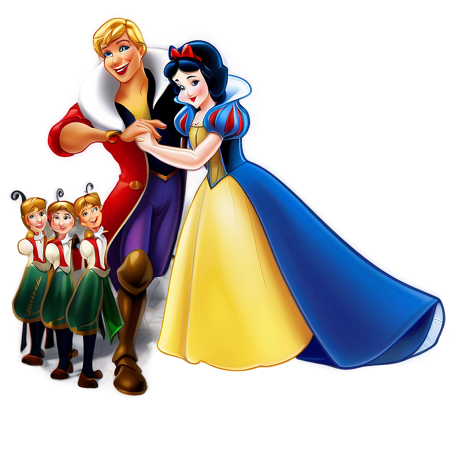 Snow White Royal Ball Scene Png 72 PNG Image