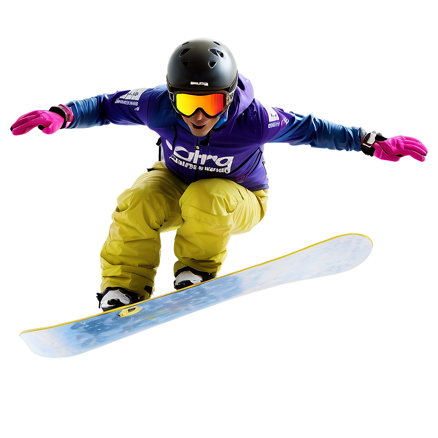 Snowboarder Racing Png 06232024 PNG Image