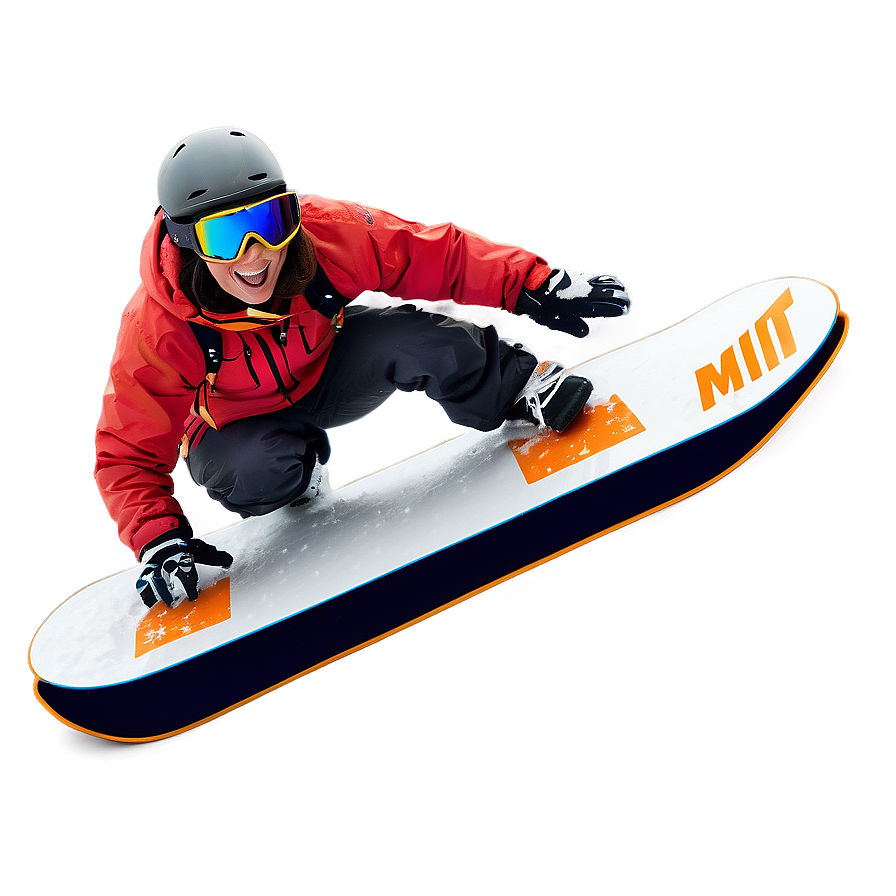 Snowboarding Thrill Png Cqs31 PNG Image