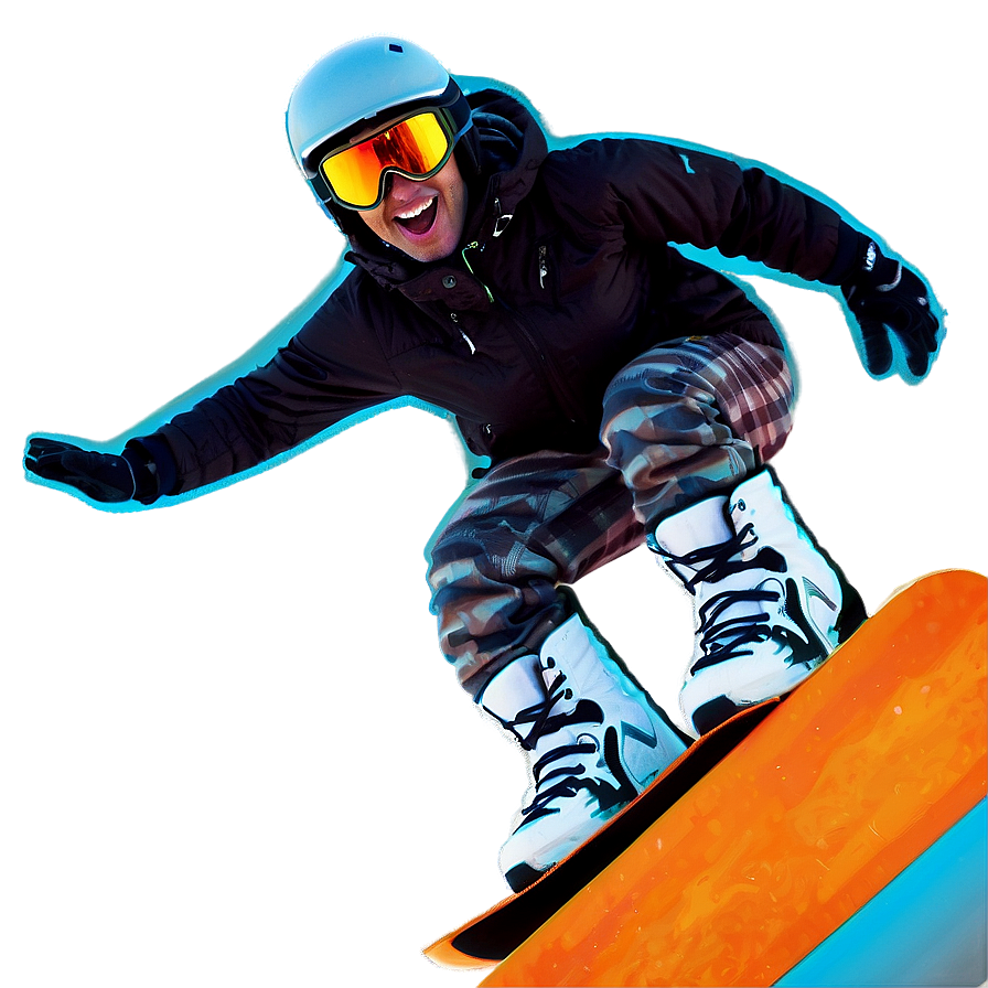 Snowboarding Thrill Png Eyj36 PNG Image