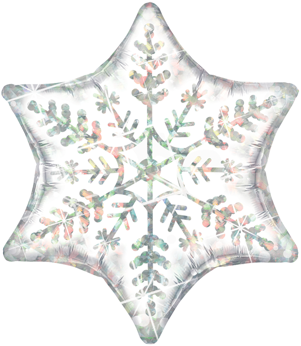 Snowflake Balloon Decoration PNG Image