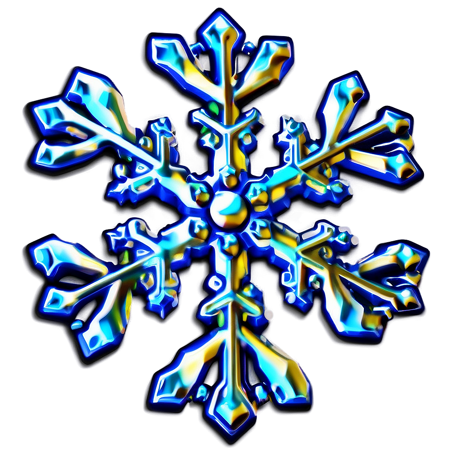 Snowflake Charm Graphic Png Sar38 PNG Image