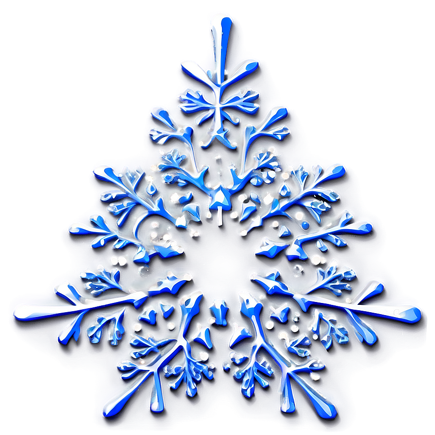 Snowflake Christmas Theme Png 6 PNG Image