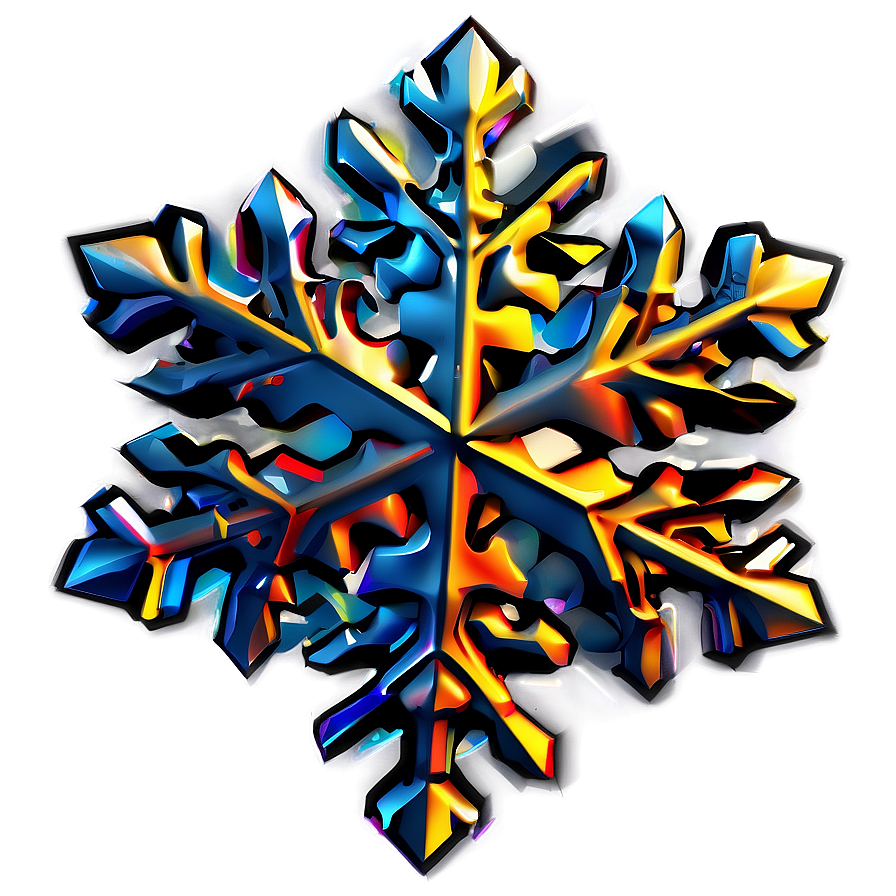 Snowflake Illustration Png Rid15 PNG Image