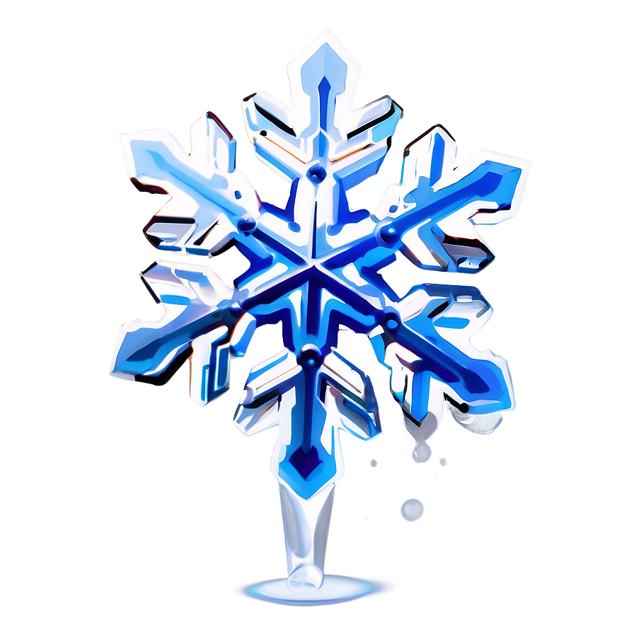 Snowflake In Ice Crystal Png 04292024 PNG Image