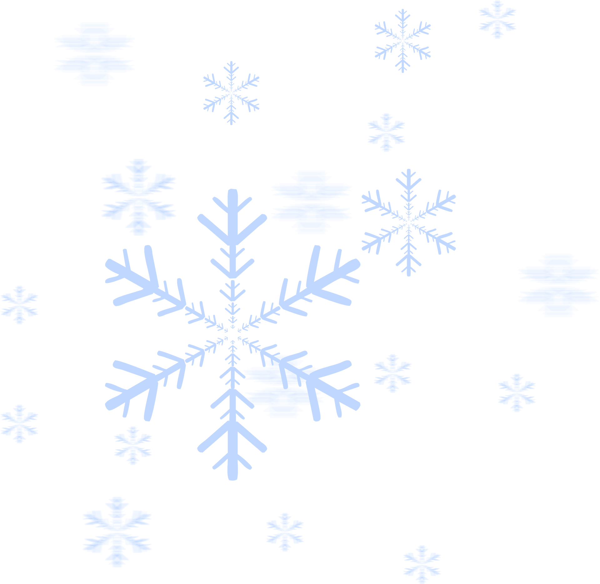 Snowflake Pattern Dark Background PNG Image