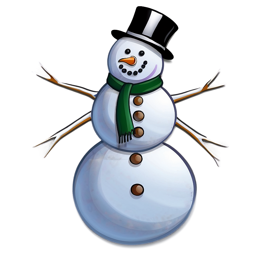 Snowman C PNG Image