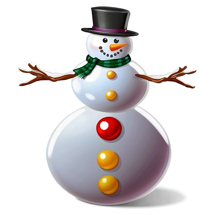 Snowman Cartoon Character Png Vpn22 PNG Image