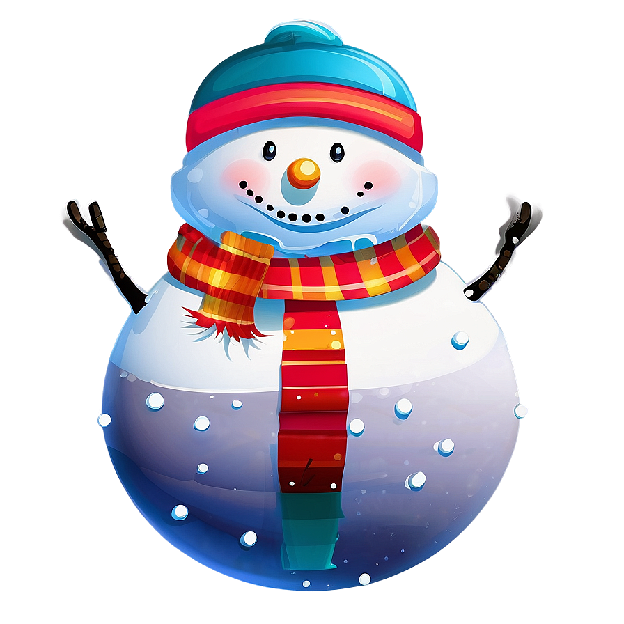 Snowman With Gift Boxes Png 05032024 PNG Image