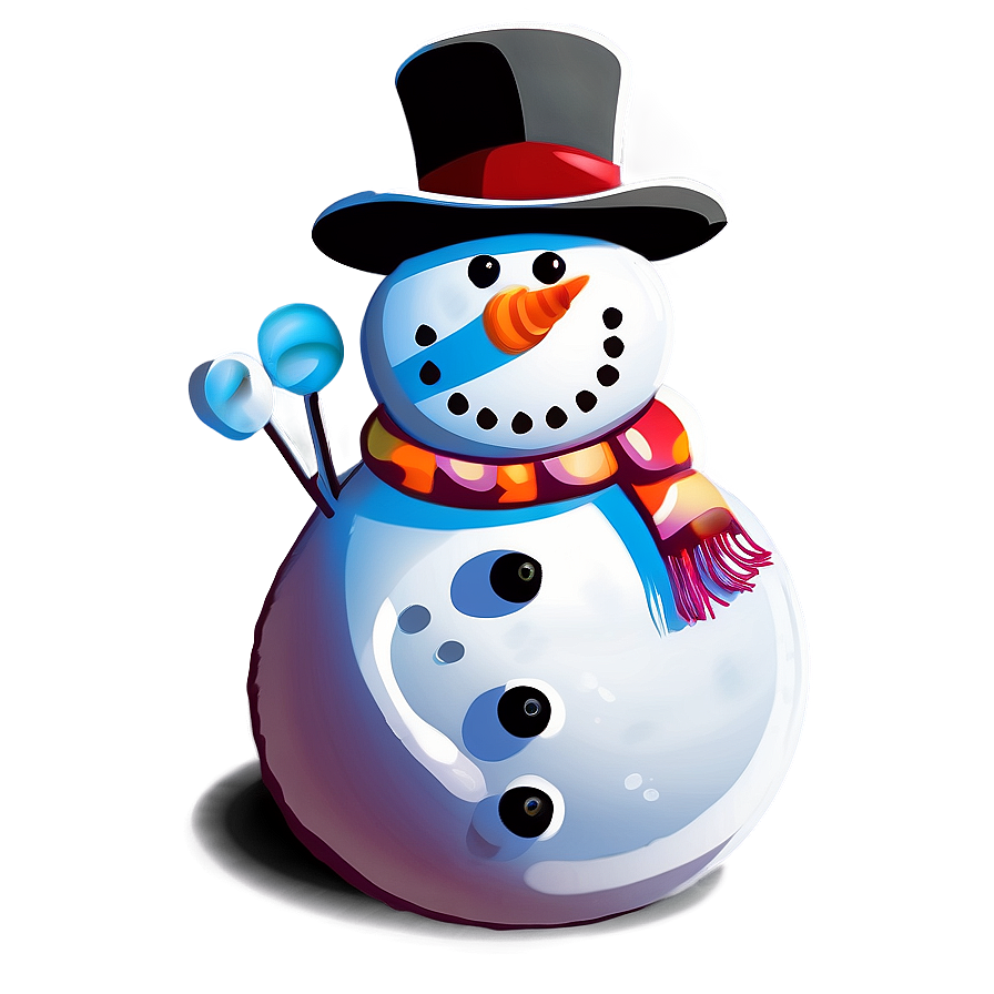 Snowman With Hot Cocoa Png 53 PNG Image