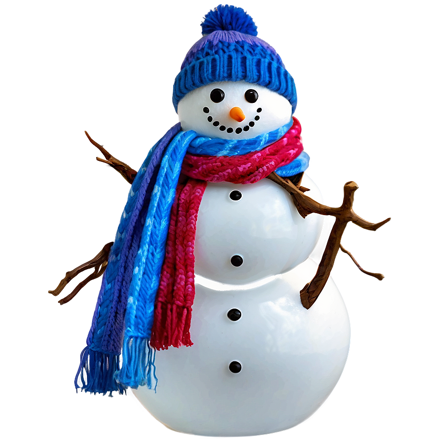 Snowman With Scarf Png Sdx94 PNG Image