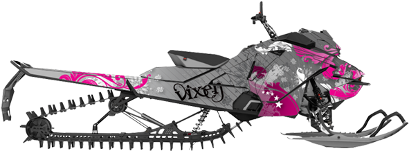 Snowmobile Graphic Design PNG Image