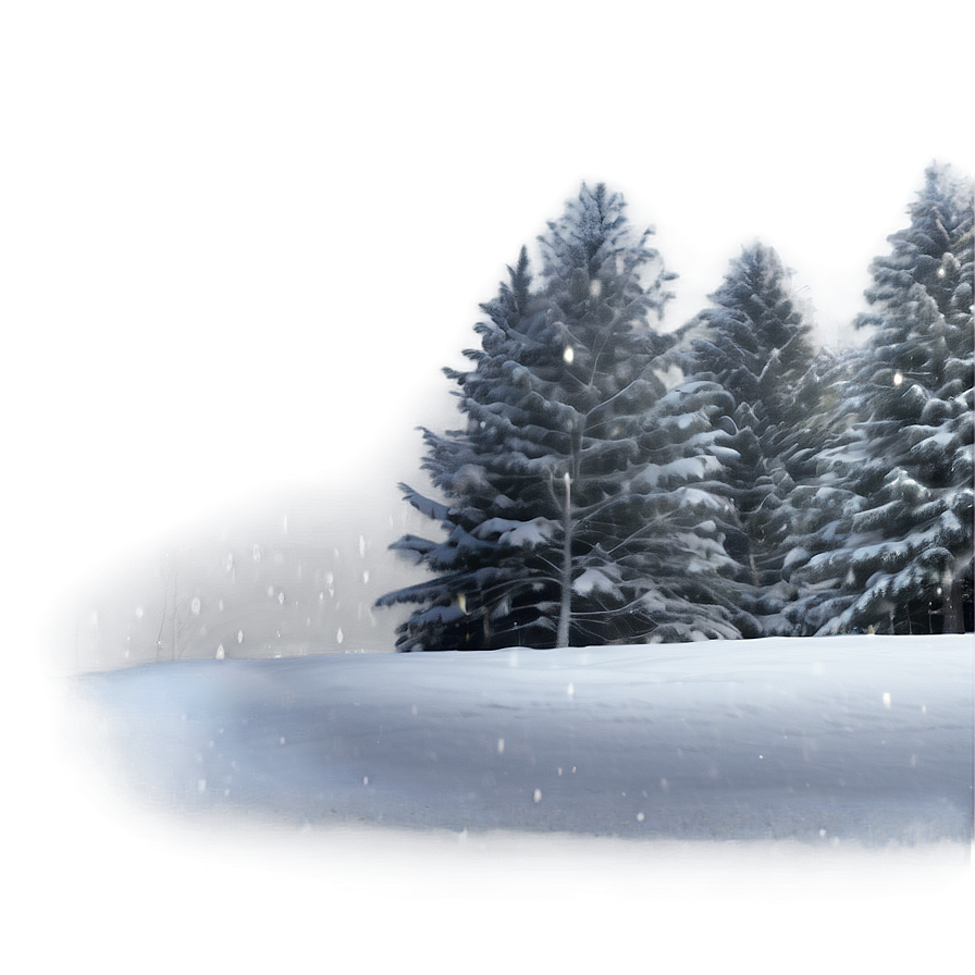 Snowstorm Blurred Vision Png Efo PNG Image