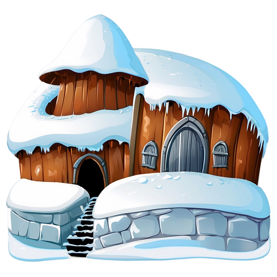 Snowy Cartoon Castle Png Sol6 PNG Image