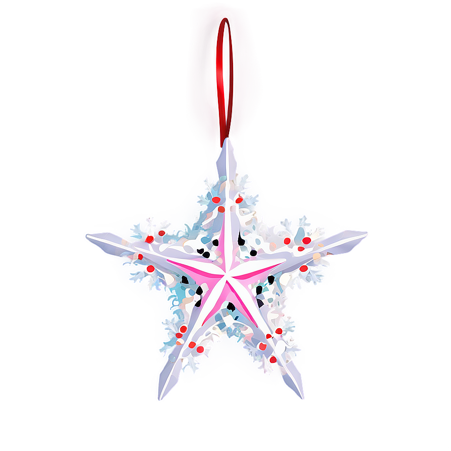 Snowy Christmas Star Png 06252024 PNG Image