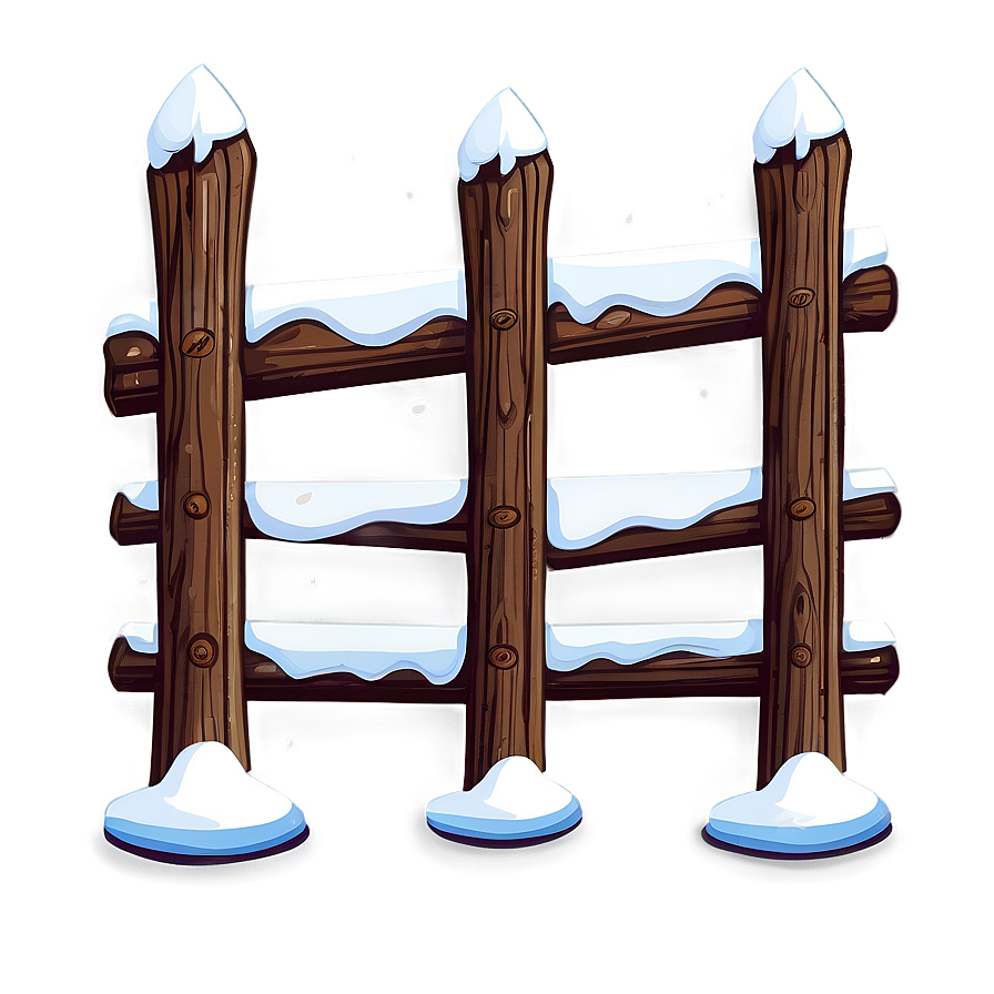 Snowy Fence Transparent Png 68 PNG Image