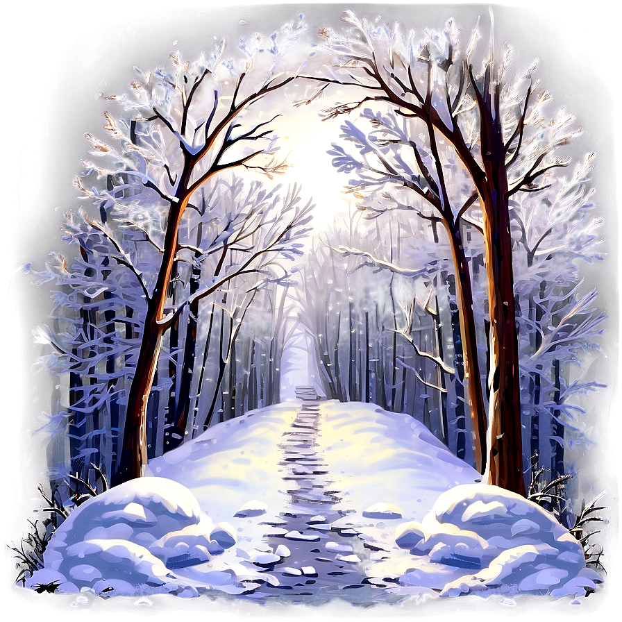 Snowy Path Blizzard Png Xdf20 PNG Image