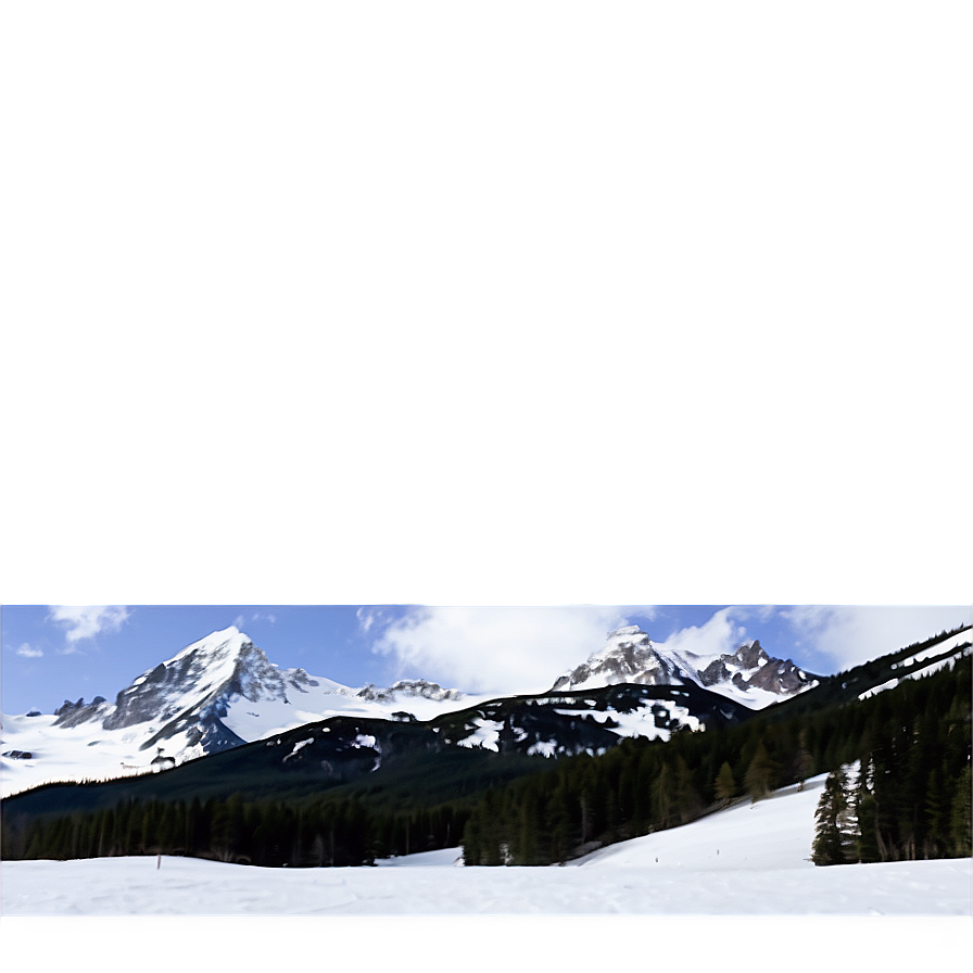 Snowy Peaks Transparent Png 05252024 PNG Image