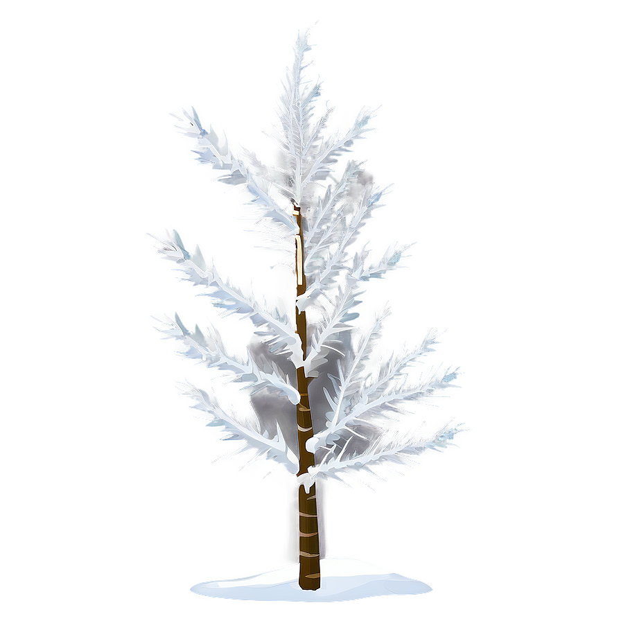 Snowy Poplar Tree Png Flv15 PNG Image